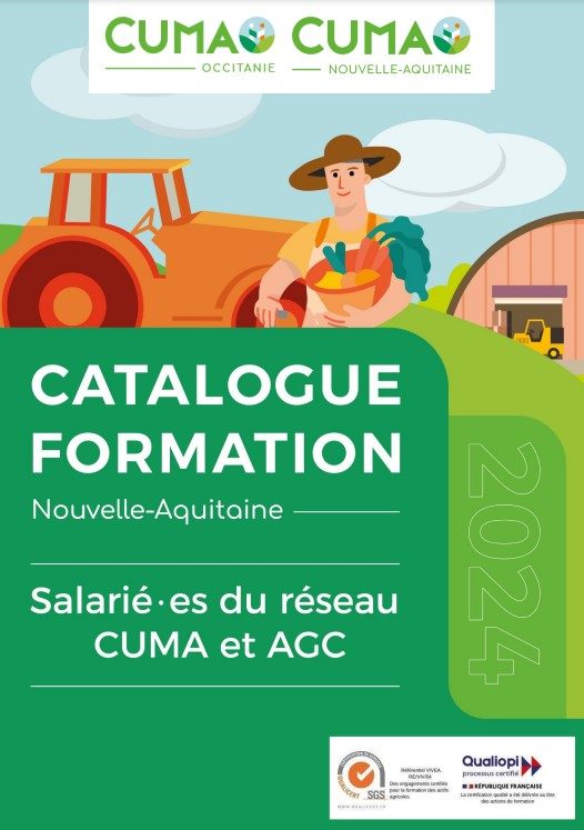 Catalogue de formation pour les salariés du réseau CUMA et AGC Nouvelle