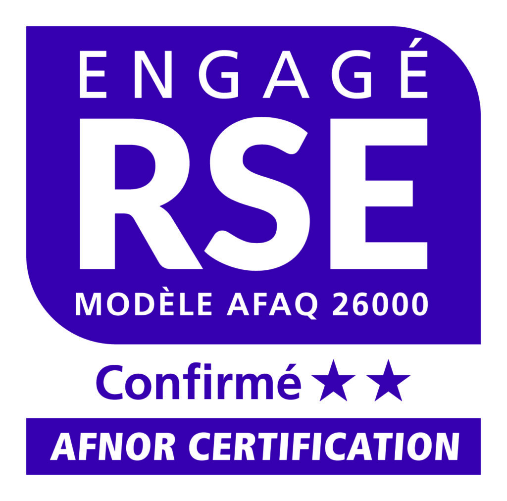 label Engagé RSE d’AFNOR Certification, niveau confirmé